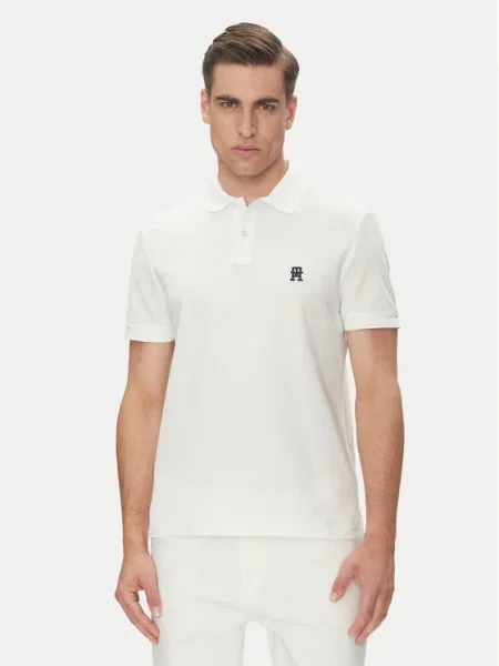 Tommy Hilfiger Pólóing Regular Fit fehér