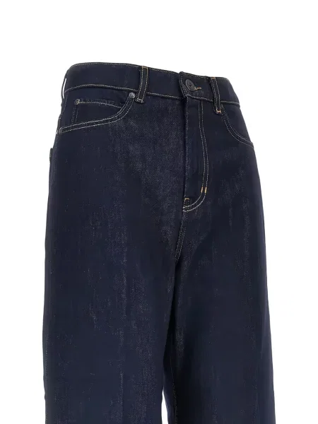 Blugi cu picior larg Weekend Max Mara albastru