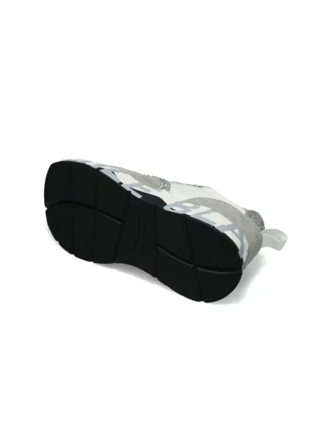Sneakersy Voile Blanche skórzane szare