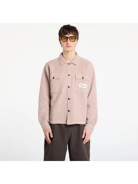 Cămașă Brain Dead Waffle Button Front Shirt Sand M