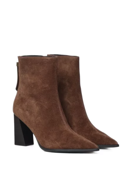 Členkové čižmy Kurt Geiger London hnedá