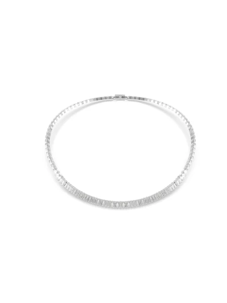 Palton Swarovski transparente argintiu