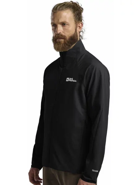 Кофта Jack Wolfskin Prelight stride jkt m чорний