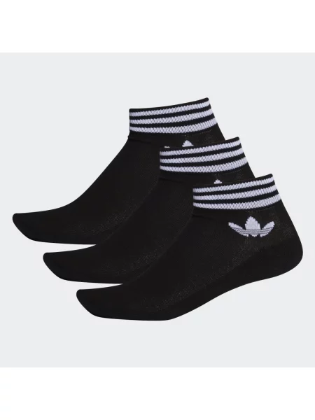 Kostka skarpety Adidas Originals z nadrukiem czarne