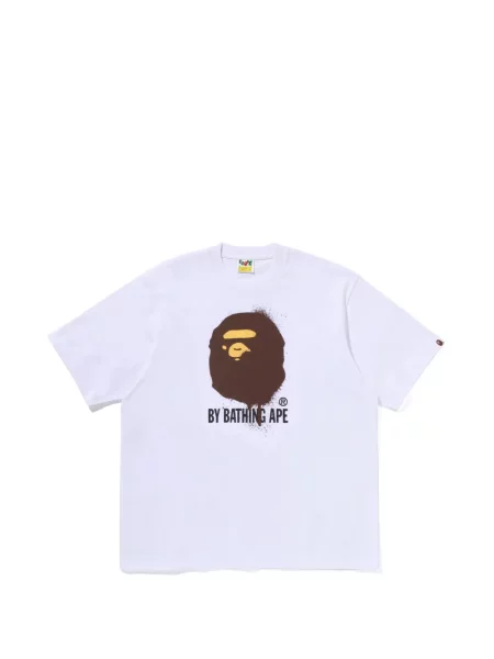 Tricou A Bathing Ape® cu imagine alb