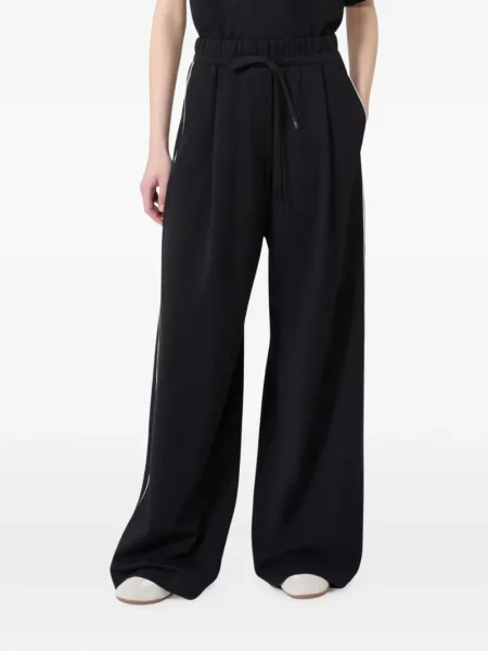Pantaloni Weekend Max Mara tricotate negru