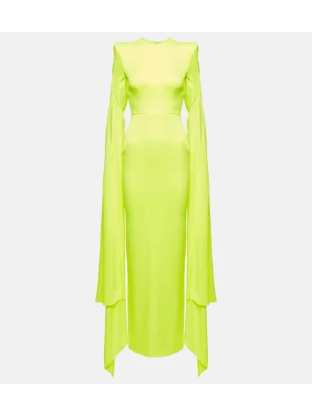 Rochie Alex Perry din satin galben