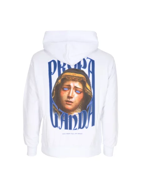 Bluza z kapturem Propaganda z kapturem biała