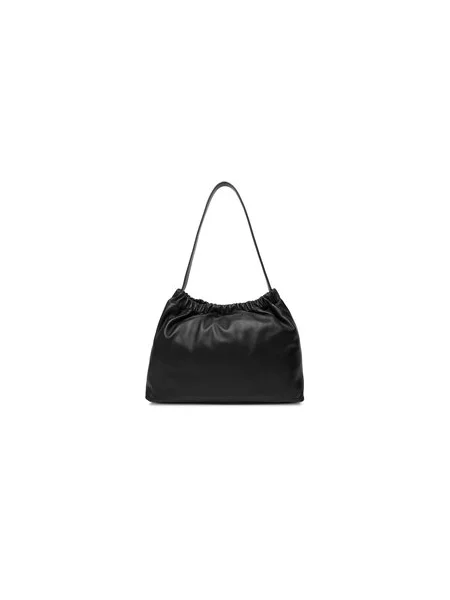 Tommy Hilfiger Kabelka Soft Leather Shoulder Bag čierna