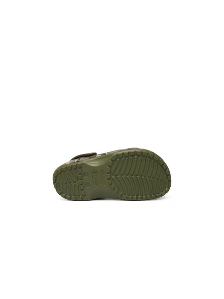 Natikači Crocs Classic Camouflage Clog zelena