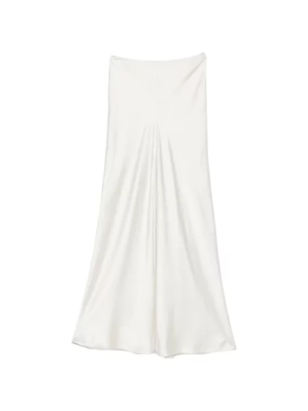 Pantaloni Norma Kamali alb