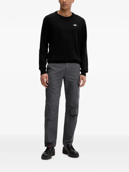 Pulover Dickies cu autograf negru