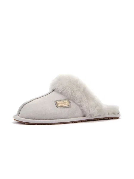 Australia Luxe Collective Pantofle světle šedá