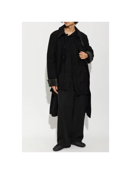 Sweter Yohji Yamamoto wełniany czarny