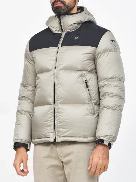 Пуховик Blauer сірий