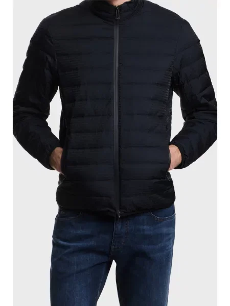 Пуховик Emporio Armani синий