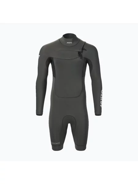 Costum de înot pentru bărbați Musto Flexlite Dynamic mm Shorty dark grey gri