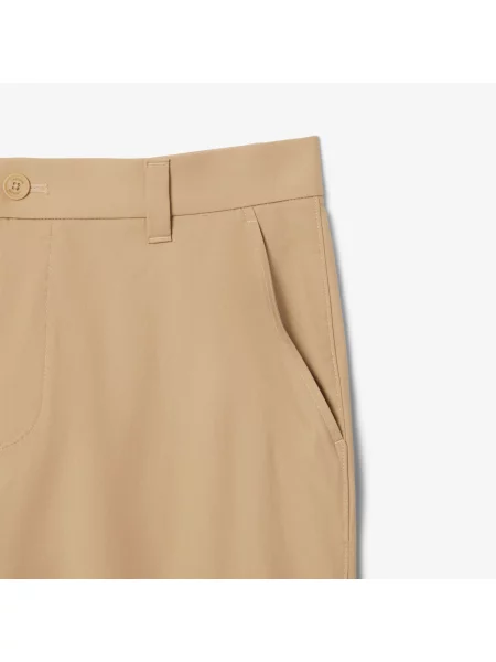 Lacoste Lekkie Spodnie Cargo Regular Fit beżowy