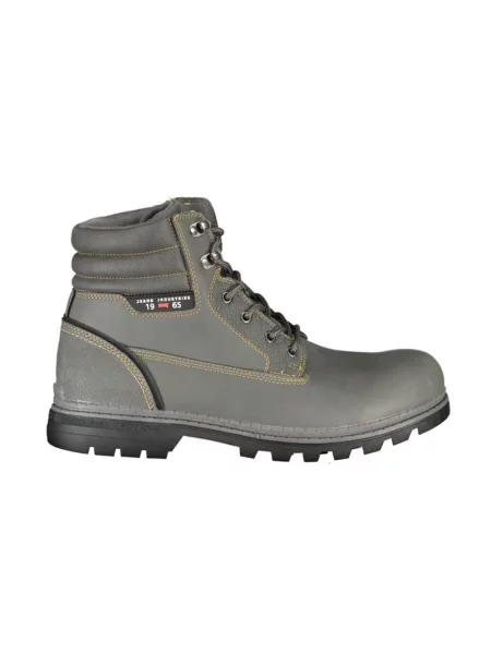 Buty do kostki Carrera o krotszym kroju skórzane szare