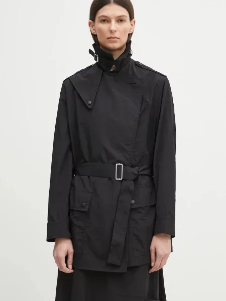 Kenzo palton femei de tranzitie desfacut negru