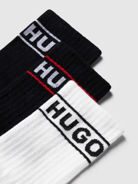 HUGO Skarpety w QSRIB Sporty Kobiety czarny|biały czarne