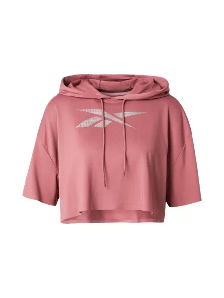 Reebok Hanorac sport deschis / roșu bordeaux gri