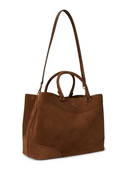 Kabelka LAUREN RALPH LAUREN hnedá