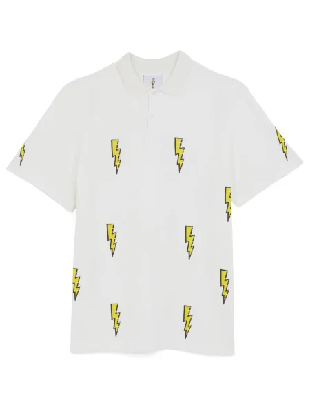 The Rad Black Kids Tricou Speed Bolt Polo' alb