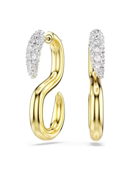 Swarovski kolczyki z kryształem Swarovski DEXTERA żółte