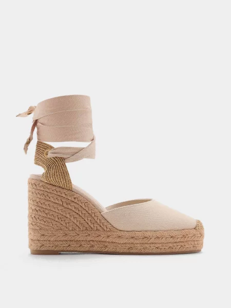 Босоніжки MANGO кремовий