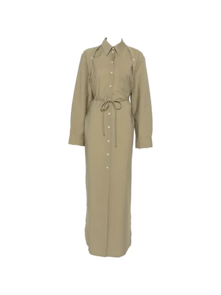 Rochie tip cămașă Nanushka verde