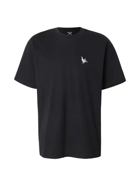 Iriedaily Tricou Pigeon Finger' negru