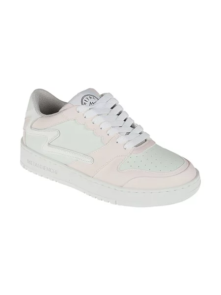 Sneakersy Metal Gienchi skórzane białe