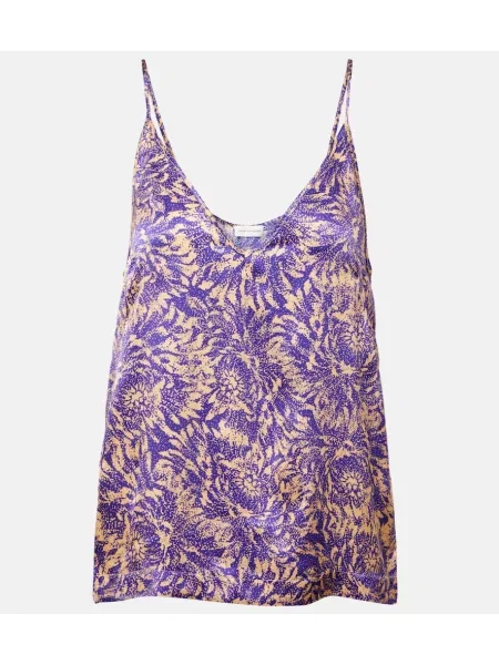 Maiou Dries Van Noten de mătase cu model floral