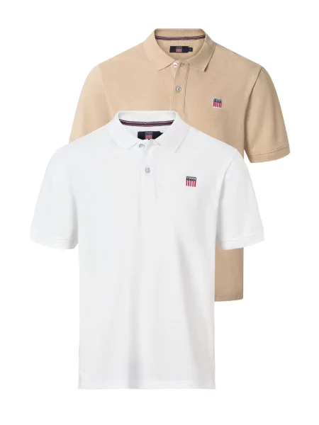 VINSON Tricou VMMike' alb