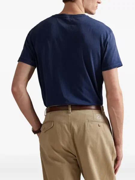 Ριγέ polo Polo Ralph Lauren με κουκούλα με αυτόγραφο λευκό
