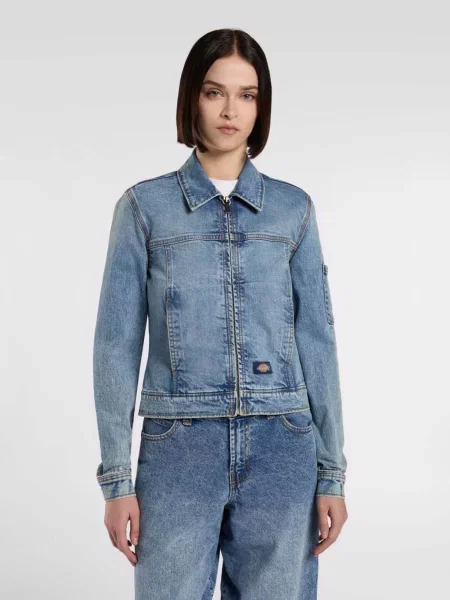 Джинсова куртка Dickies Denim Slim синій