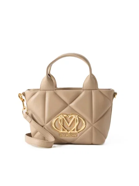 LOVE MOSCHINO Geantă închis bej
