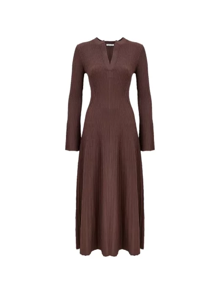 Rochie midi Simkhai tricotate maro