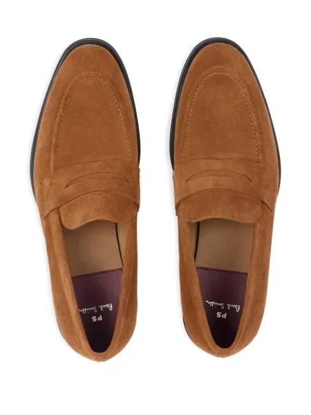 Pantofi loafer Ps Paul Smith din piele de căprioară maro