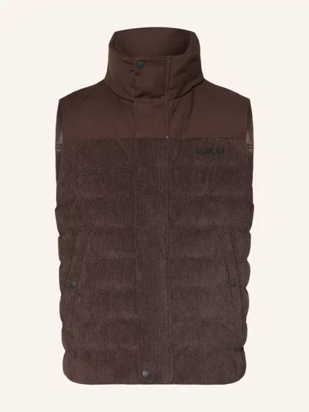 Mackage Péřová Vesta Brody-Cdy Z Kombinace Materiálů tmavě hnědá