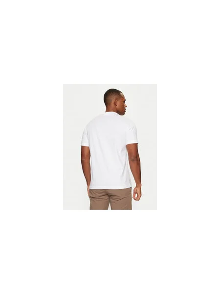 Calvin Klein Póló Smooth Cotton T-Shirt Regular Fit fehér
