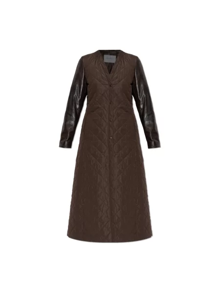 Płaszcz wełniany Max Mara wełniany brązowy