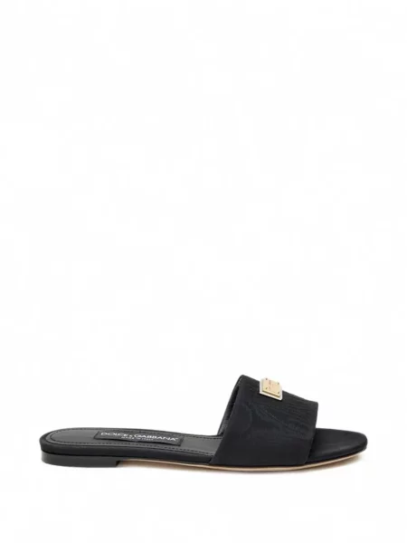 Sandale Dolce & Gabbana cu autograf negru