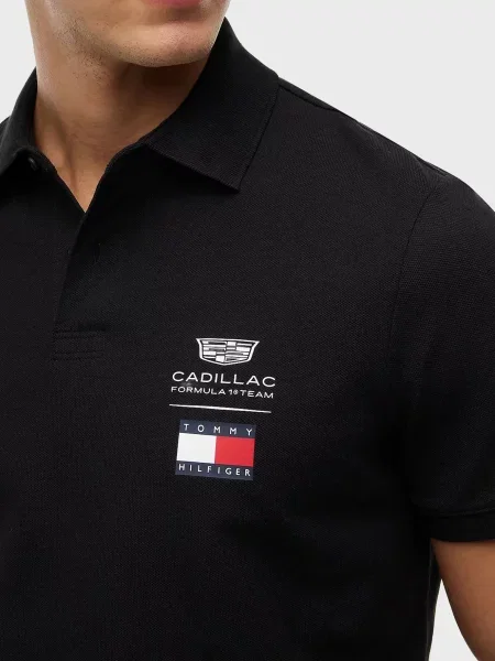 Поло Tommy Hilfiger черное