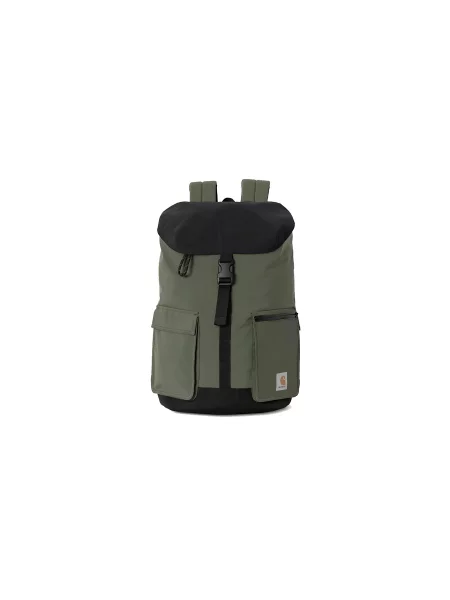Carhartt WIP plecak Bowden zielony duży gładki czarny