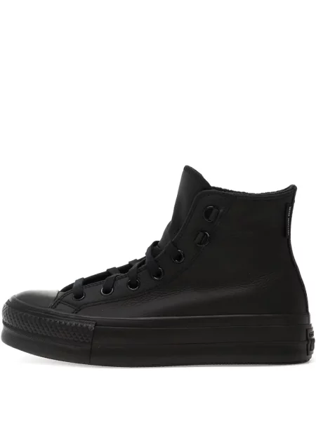 Sneakerși Converse cu platformă negru