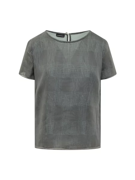 Bluzka Emporio Armani z krótkim rękawem