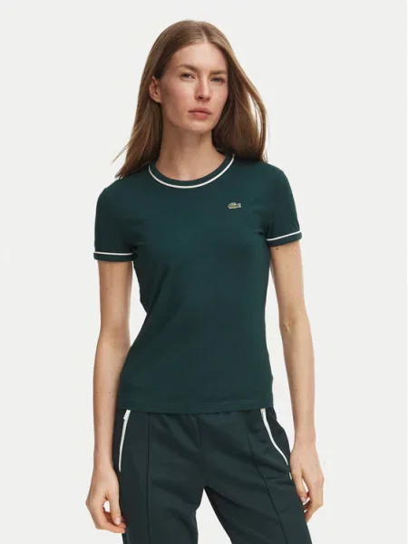 Lacoste T-Shirt ciemny zielony