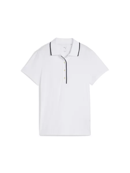 Koszulka polo do golfa CLOUDSPUN Bridges z krótkim rękawem białe